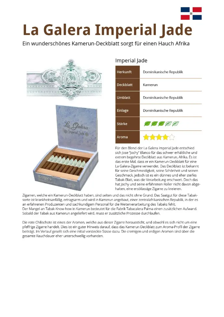 La Galera Imperial Jade