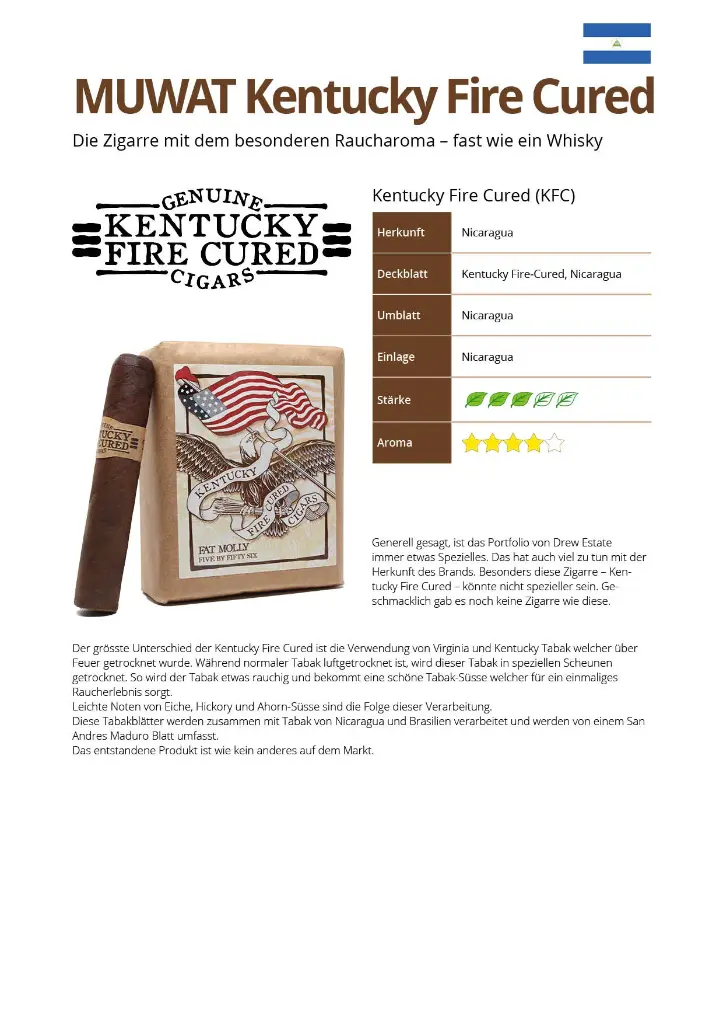 MUWAT Kentucky Fire Cured
