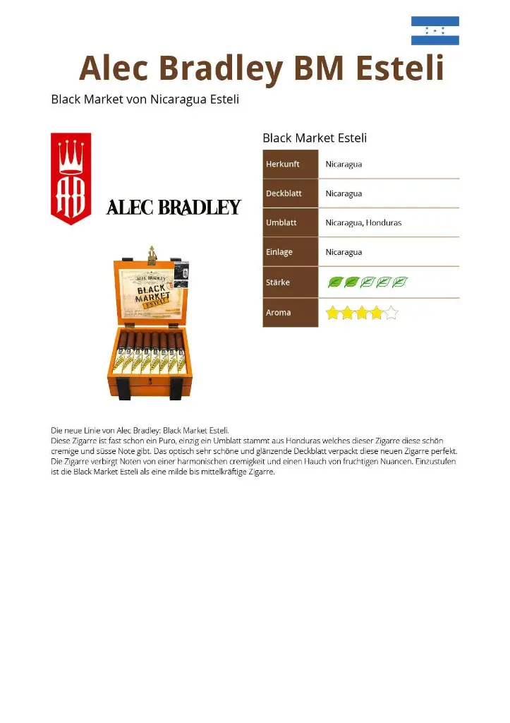 Alec Bradley Black Market Esteli