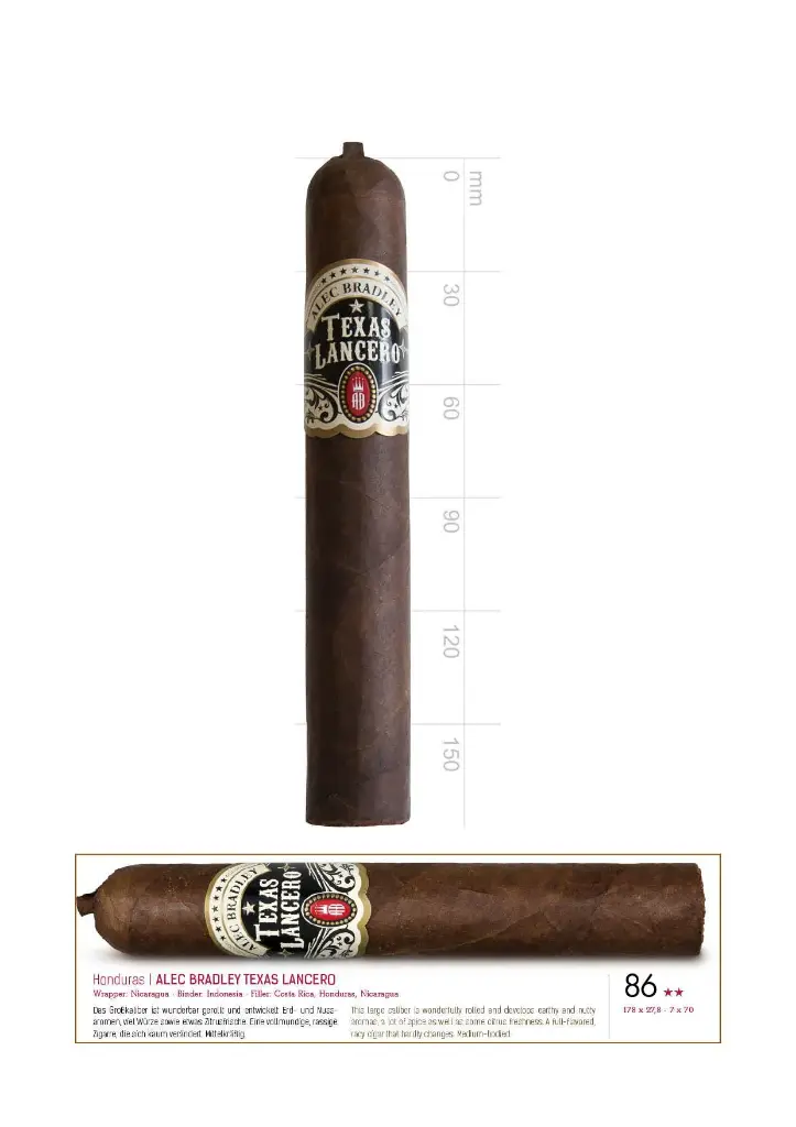 Alec Bradley Texas Lancero