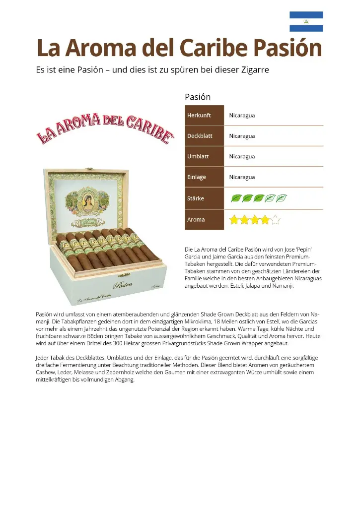 La Aroma del Caribe Pasión