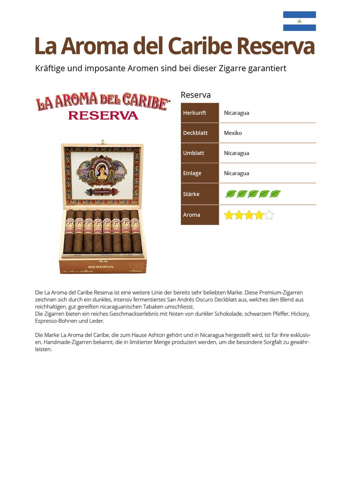 La Aroma del Caribe Reserva