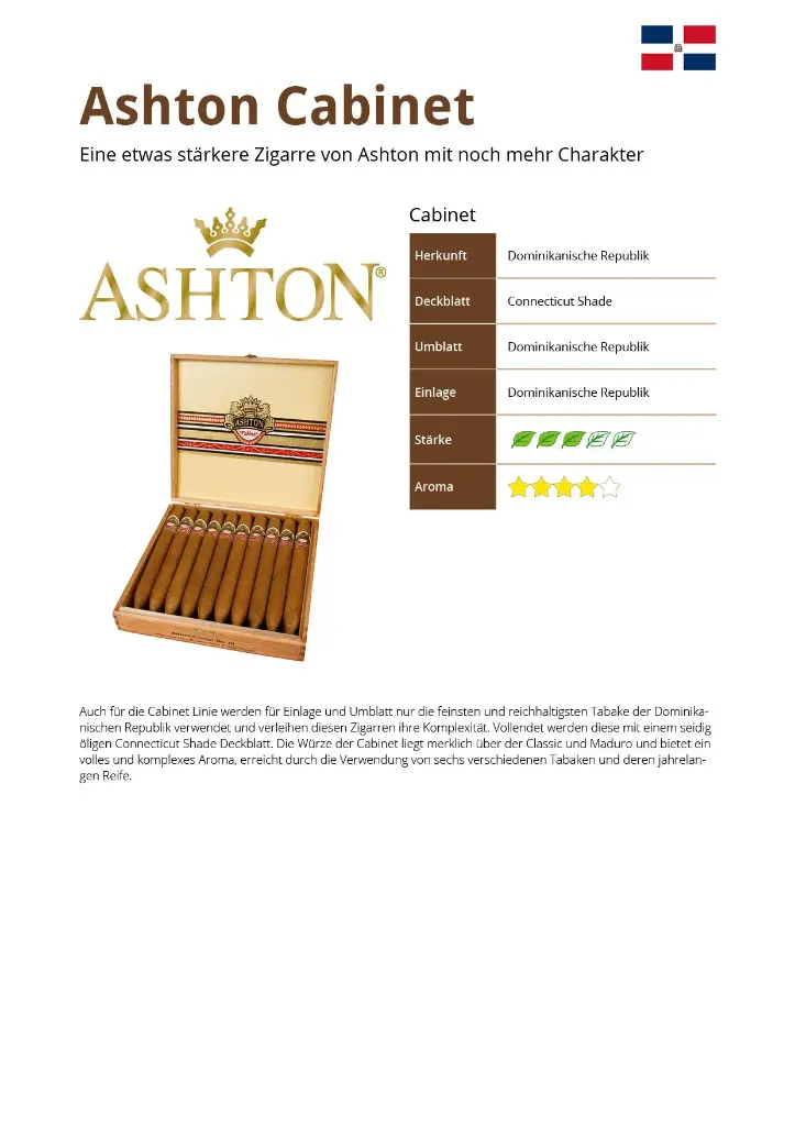 Ashton Cabinet Selection 