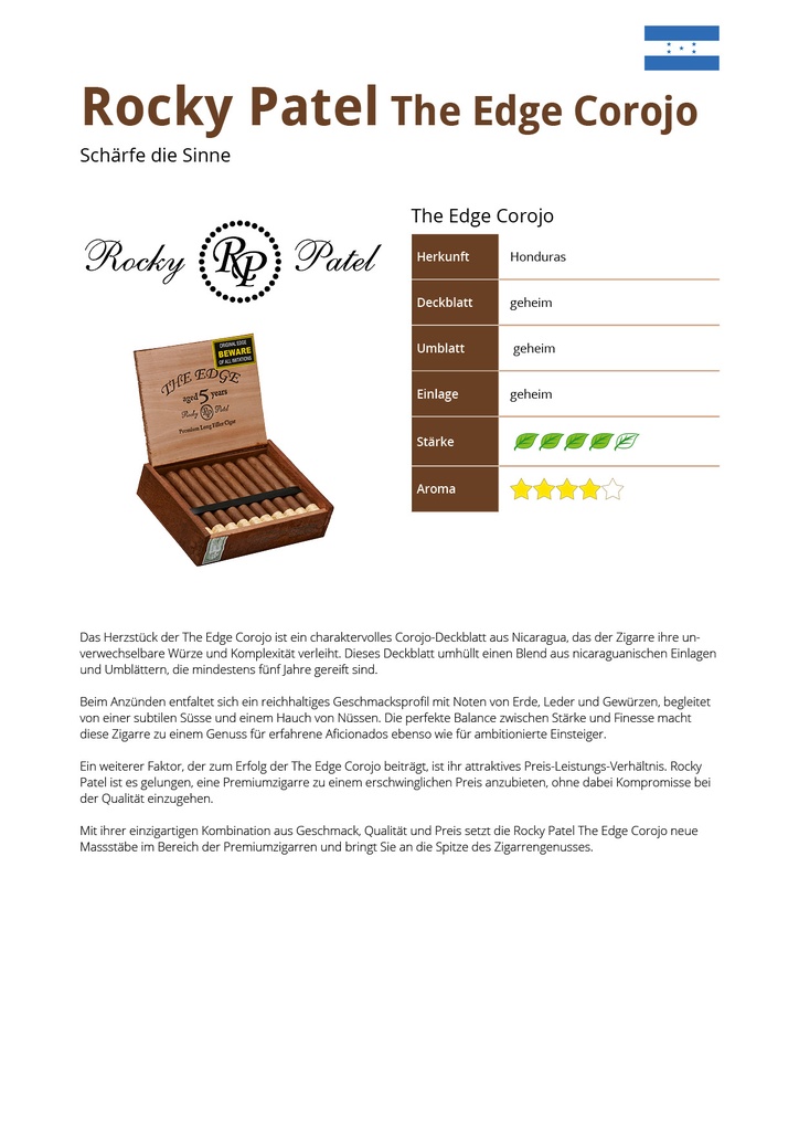 Rocky Patel The Edge Corojo