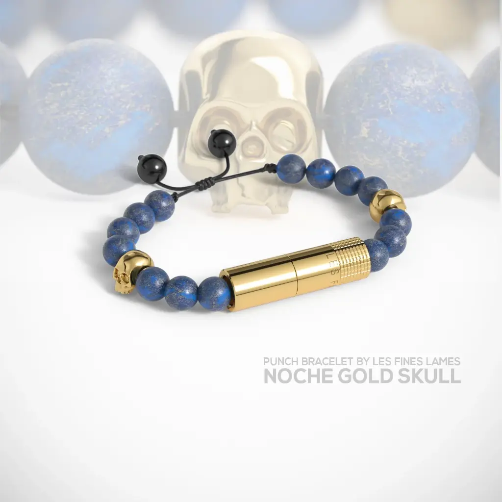 Les Fines Lames Punch Bracelet Gold
