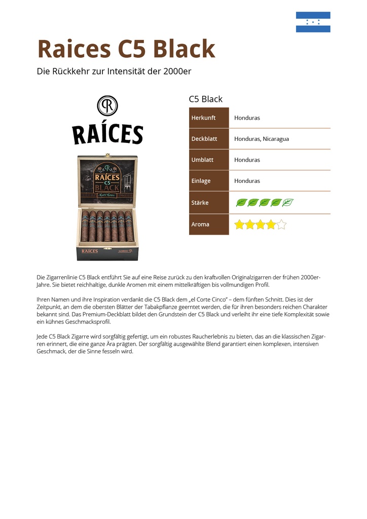 Raices C5 Black